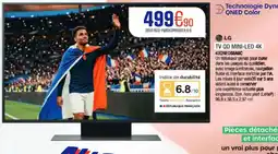 Extra LG Tv qd mini-led 4k 43qnedb6a6c offre