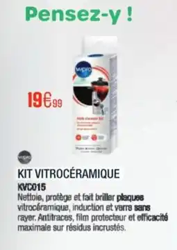 Extra WPRO Kit vitrocéramique kvc015 offre