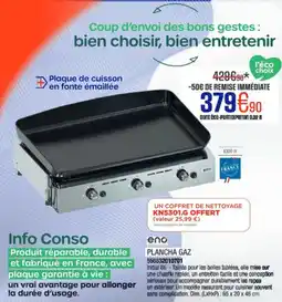 Extra Plancha gaz 556532010701 offre