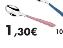 E.Leclerc Cuillère à café Éclat pastel rose en inox offre