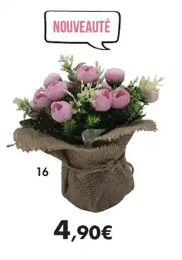 E.Leclerc Camelias 2 coloris disponibles pot en jute offre