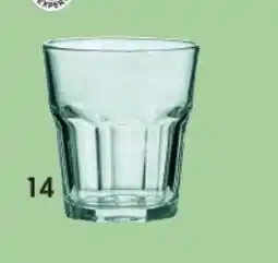E.Leclerc Gobelet bas vert en verre offre
