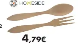E.Leclerc Couverts à salade en bois offre
