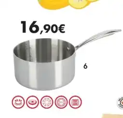 E.Leclerc Casserole triply rapsody en inox, tous feux dont induction offre