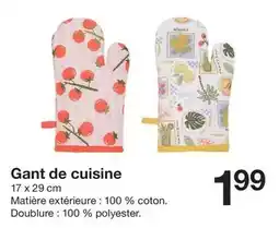 Zeeman Mimosa - gant de cuisine offre