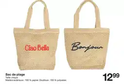 Zeeman Sac de plage offre