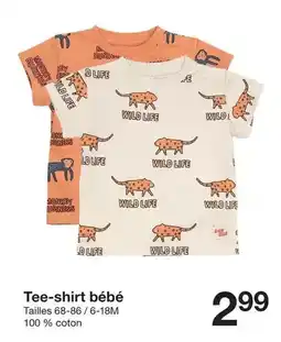 Zeeman Tee-shirt bébé offre