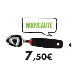 E.Leclerc Cuillère à glace en inox et manche en plastique offre