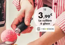 E.Leclerc Cuillère à glace trendy en inox et manche en plastique offre
