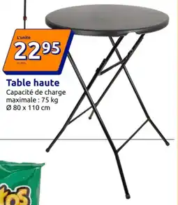Action Table haute offre