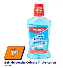 Action Bain de bouche colgate triple action offre