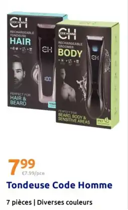 Action Tondeuse Code Homme offre
