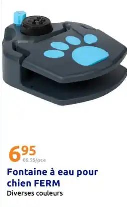 Action Fontaine à eau pour chien ferm offre