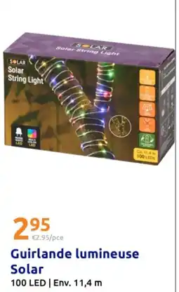 Action Guirlande lumineuse solar offre
