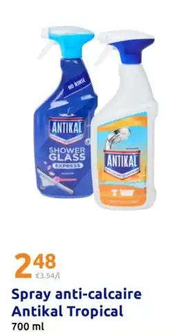 Action Spray anti-calcaire antikal tropical offre