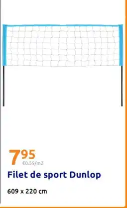 Action Filet de sport Dunlop offre
