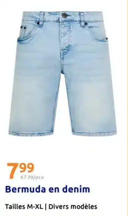 Action Bermuda en denim offre
