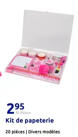 Action Kit de papeterie offre