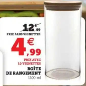Super U Boîte de rangement offre