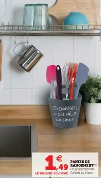 Super U Panier de rangement offre