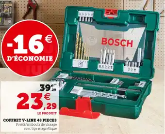 Super U Coffret v-line 48 pieces offre