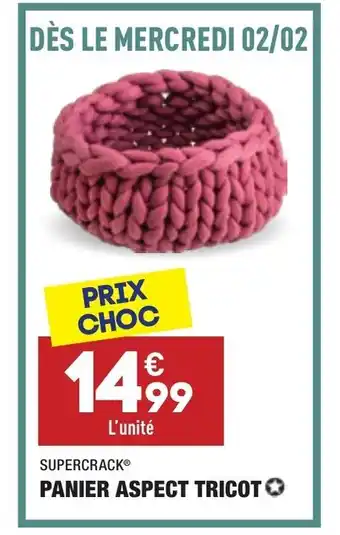 Panier aspect tricot
