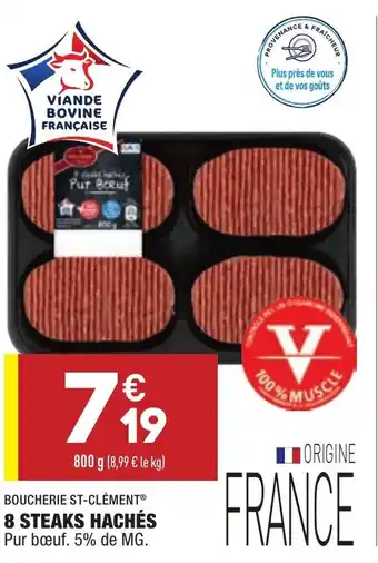 8 steaks hachés