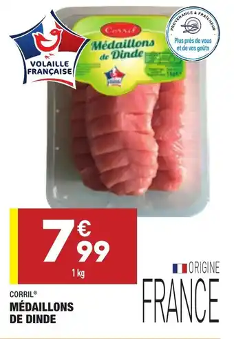 ALDI Médaillons de dinde offre