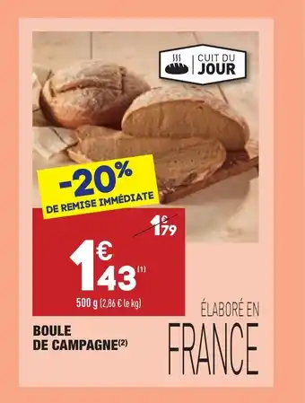 ALDI Boule de campagne offre