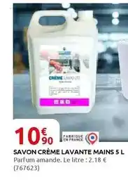 Rural Master Savon crème lavante mains offre