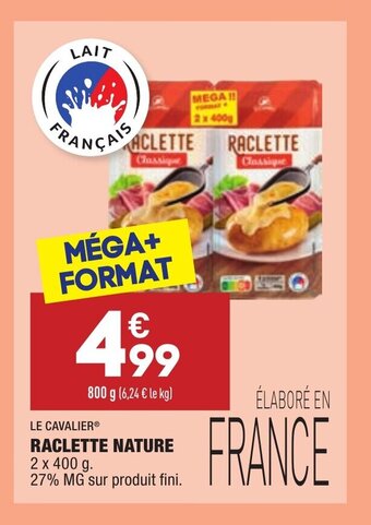 ALDI Raclette nature offre