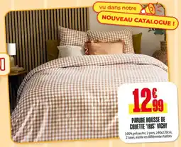 L'incroyable Vichy - parure housse de couette iris offre