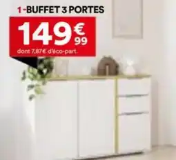 BUT Buffet 3 portes, 2 tiroirs offre