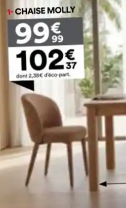 BUT CHAISE DE SÉJOUR MOLLY offre
