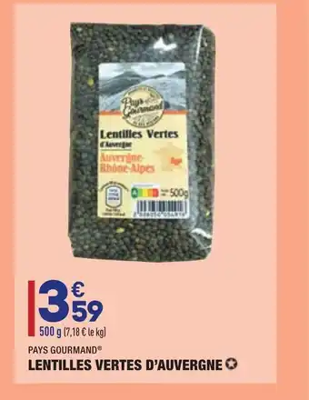 ALDI Lentilles vertes d'auvergne offre