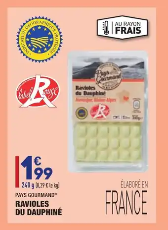ALDI Ravioles du dauphiné offre