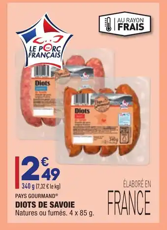 ALDI Diots de savoie offre