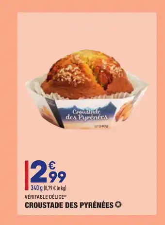 ALDI Croustade des pyrénées offre