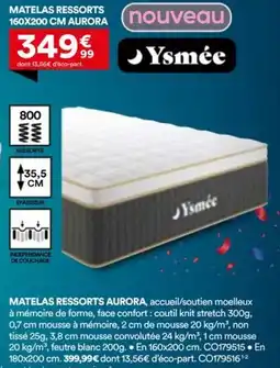 BUT MATELAS RESSORTS AURORA offre