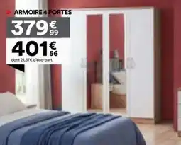 BUT ARMOIRE 4 PORTES offre