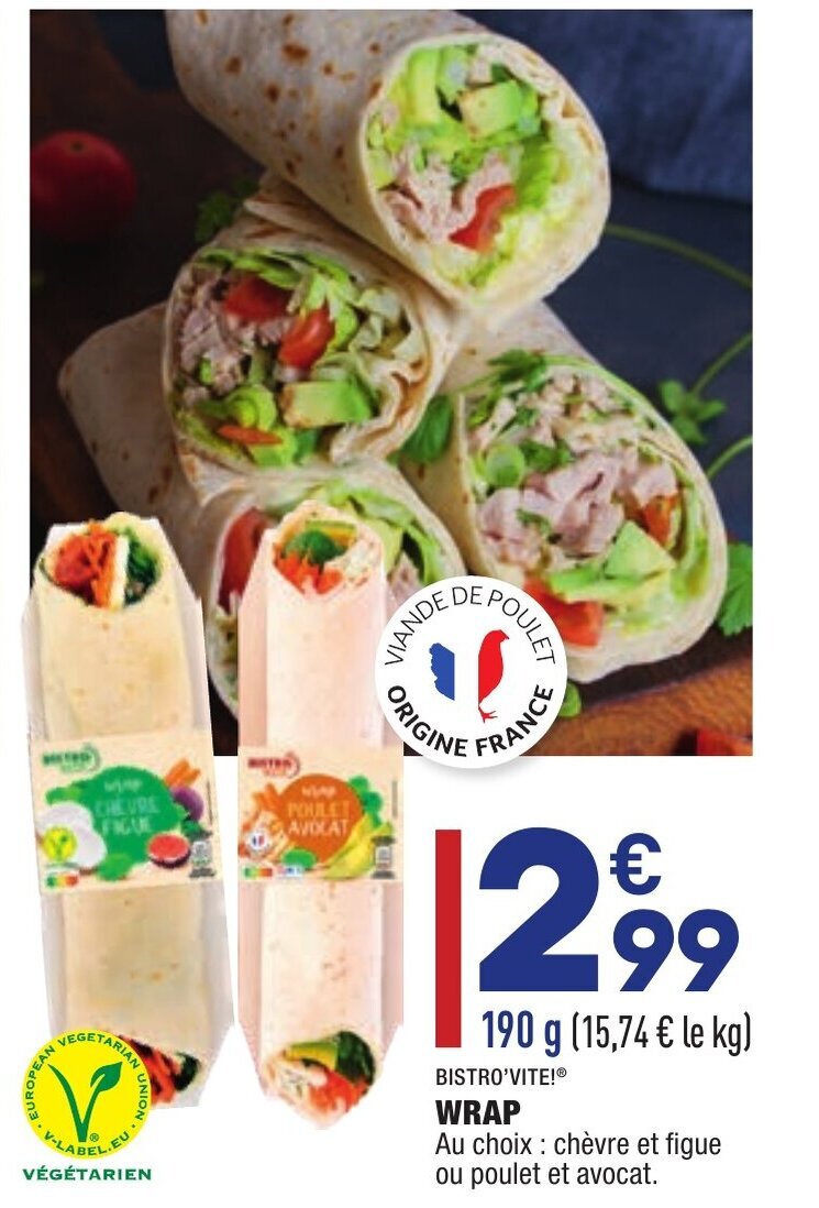 Promo Wrap chez ALDI