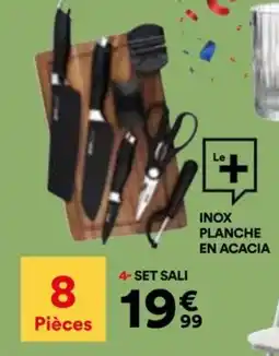 BUT SET PLANCHE À DÉCOUPER ET ACCESSOIRES DE DÉCOUPE SALI offre