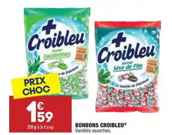 ALDI Bonbons croibleu offre