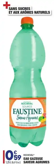 ALDI Eau gazeuse saveur agrumes offre