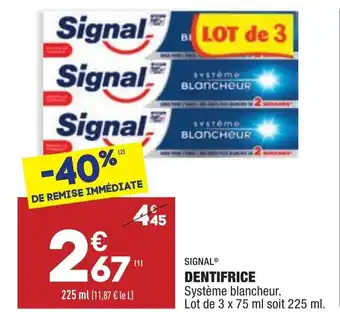 ALDI Dentifrice offre