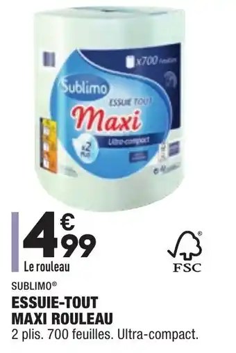 ALDI Essuie-tout maxi rouleau offre