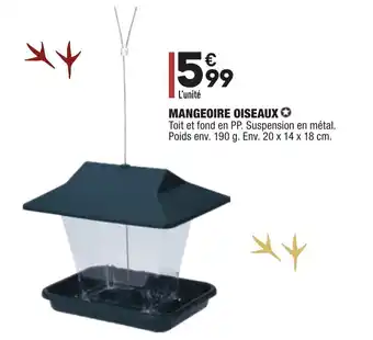 ALDI Mangeoire oiseaux offre