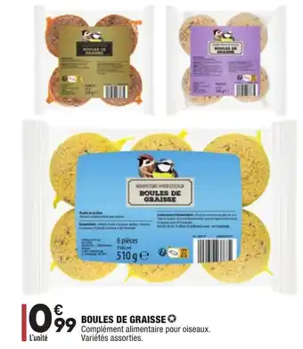 ALDI Boules de graisse offre