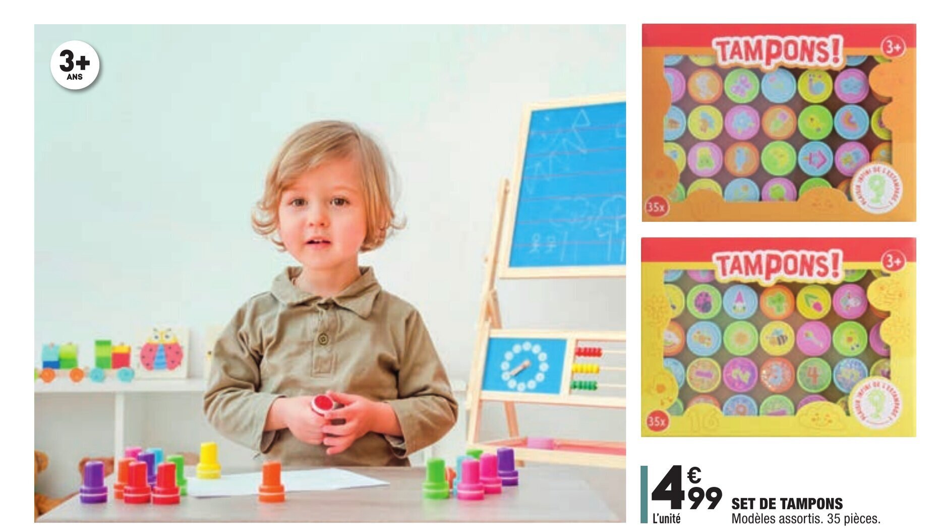 Promo Set de tampons chez ALDI