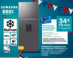 BUT RÉFRIGÉRATEUR CONGÉLATEUR EN HAUT SAMSUNG RT42CG6724S9 offre
